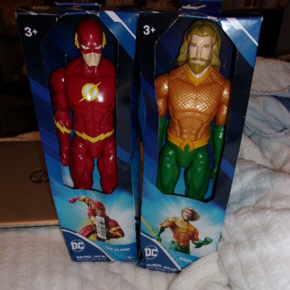 DC Comics The Flash  And Aquaman 12" Action Figure New - Picture 1 of 3
